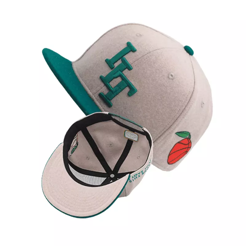 Embroidered Flat Cap
